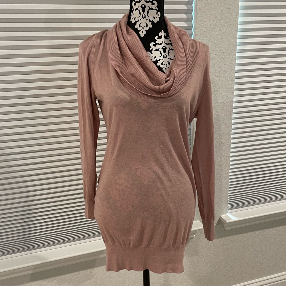 LC Lauren Conrad: Pink tunic sweater